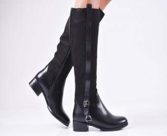 Дамски ежедневни ботуши черни