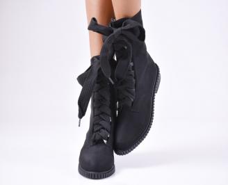 Дамски ежедневни  боти  черни