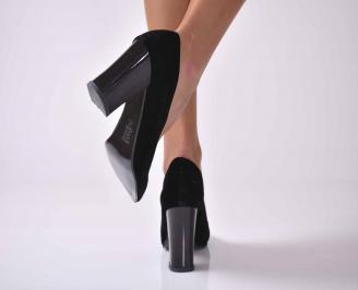 Дамски елегантни обувки черни EOBUVKIBG