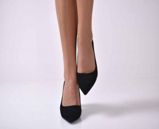 Дамски елегантни обувки черни EOBUVKIBG