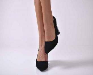 Дамски елегантни обувки черни EOBUVKIBG