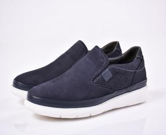 Мъжки спортно елегантни обувки  сини