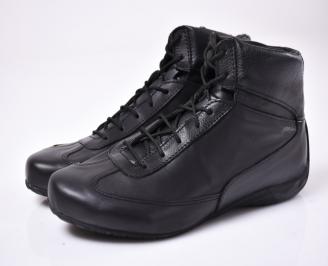 Мъжки  обувки естествена кожа черни