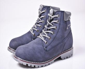 Юношески  зимни боти  сини