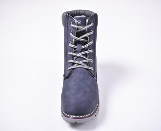 Юношески  зимни боти  сини