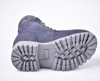 Юношески  зимни боти  сини