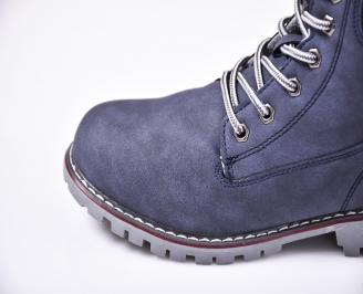 Юношески  зимни боти  сини