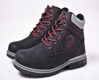 Юношески зимни боти  черни