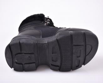 Юношески зимни боти черни