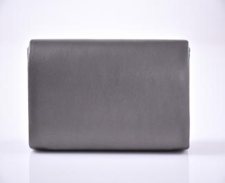 Абитуриентска чанта еко кожа сива