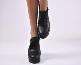 Дамски  обувки естествена кожа черни.