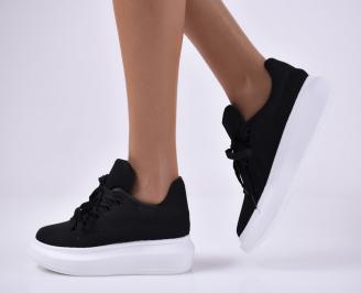 Дамски сникърси черни EOBUVKIBG