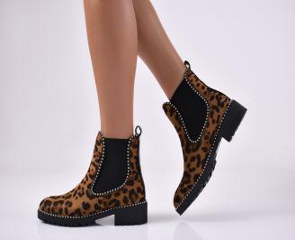 Дамски  ежедневни боти кафяви