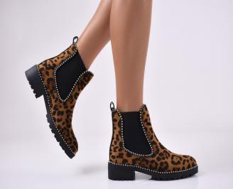 Дамски  ежедневни боти кафяви