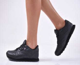 Дамски сникърси черни EOBUVKIBG