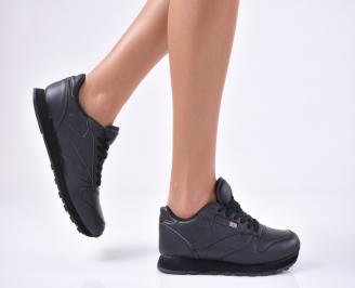 Дамски сникърси черни EOBUVKIBG