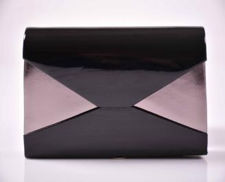 Елегантна абитуриентска чанта лак черна EOBUVKIBG