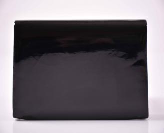 Елегантна абитуриентска чанта лак черна EOBUVKIBG