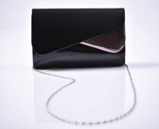 Елегантна абитуриентска чанта лак черна  EOBUVKIBG