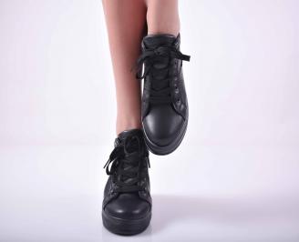 Дамски сникърси черни EOBUVKIBG