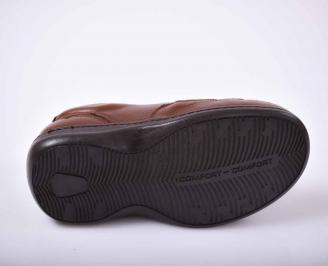 Мъжки сандали естествена кожа кафяви