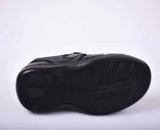 Мъжки сандали естествена кожа черни