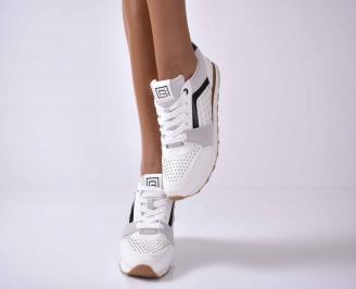 Дамски сникърси бели EOBUVKIBG