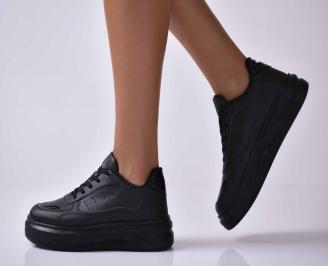 Дамски сникърси черни EOBUVKIBG