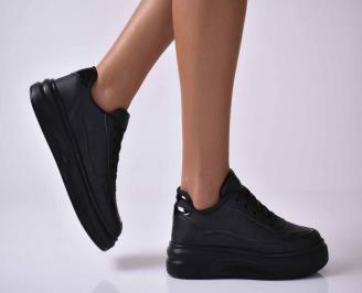 Дамски сникърси черни EOBUVKIBG