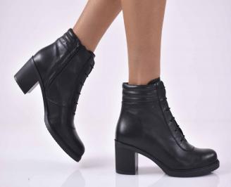 Дамски елегантни боти черни EOBUVKIBG
