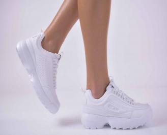 Дамски  спортни обувки бели EOBUVKIBG