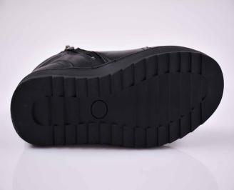 Мъжки LeeCooper  естествена кожа черни EOBUVKIBG