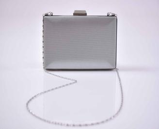 Елегантна абитуриентска чантa сребриста EOBUVKIBG