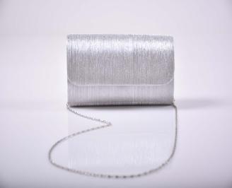 Елегантна абитуриентска чантa сребриста EOBUVKIBG