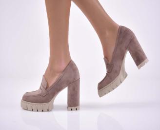 Дамски лоуфъри  бежови EOBUVKIBG