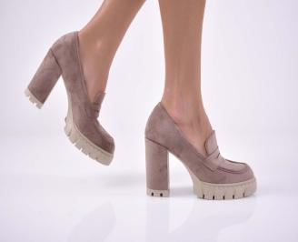 Дамски лоуфъри  бежови EOBUVKIBG