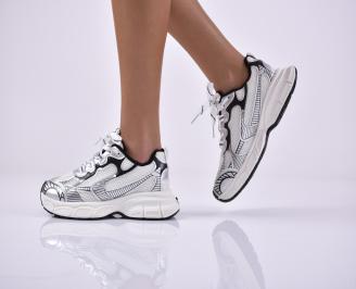 Дамски сникърси бели EOBUVKIBG