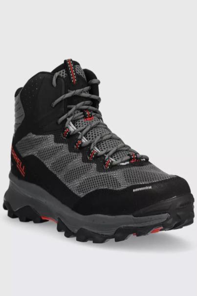MERRELL Speed Strike Mid Waterproof Shoes Grey/Black