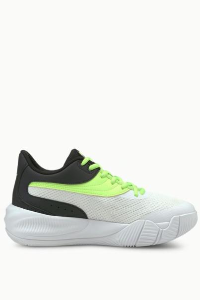 PUMA Triple Basketball White Green Glare