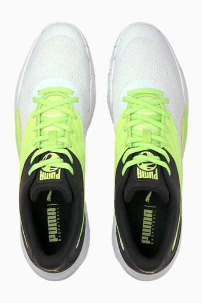 PUMA Triple Basketball White Green Glare