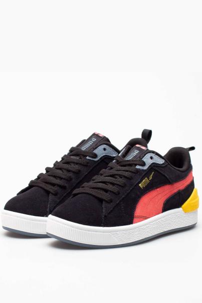 PUMA Suede Bloc Leather Shoes Black
