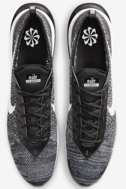 NIKE Air Max Flyknit Racer Shoes Black/White