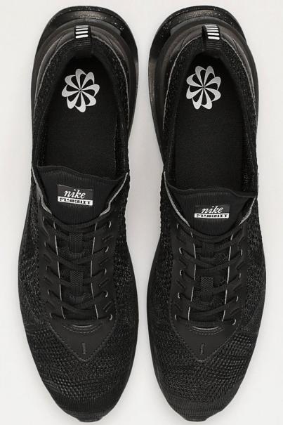 NIKE Air Max Flyknit Racer Shoes Black