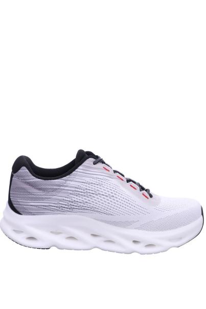 SKECHERS Go Run Swirl Tech Speed Rapid Motion Shoes White/Grey