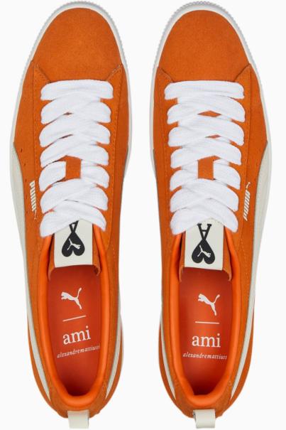 PUMA x Ami Alexandre Mattiussi Suede Vintage Shoes Orange