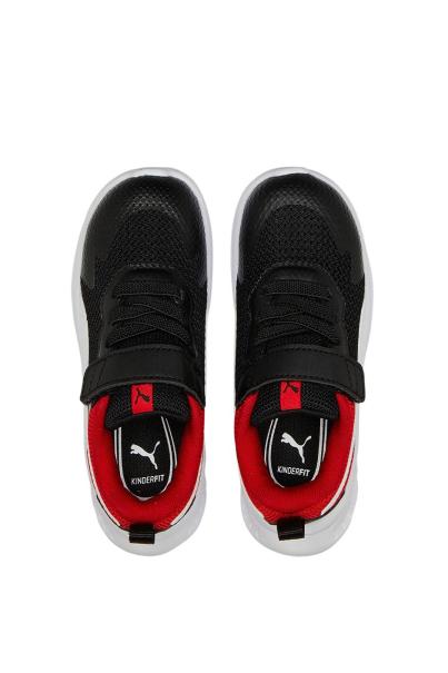 PUMA Evolve Run Mesh Alternative Closure Shoes Black/Red Inf