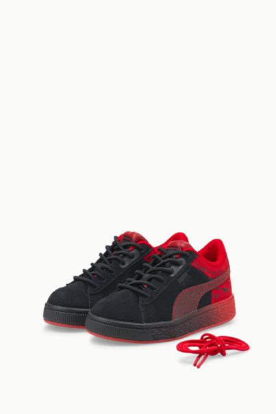PUMA x Batman Classic Suede Shoes Black/Red Kids