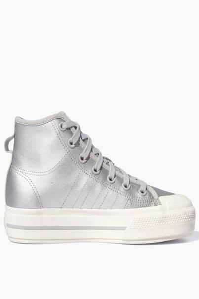 ADIDAS Originals Nizza Platform Mid Shoes Silver