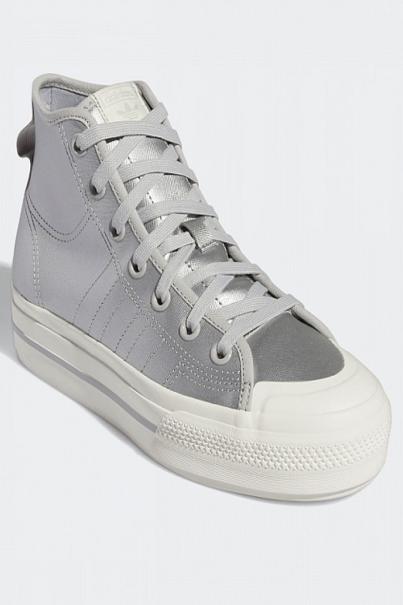 ADIDAS Originals Nizza Platform Mid Shoes Silver