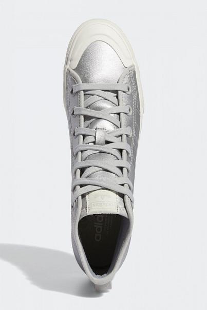 ADIDAS Originals Nizza Platform Mid Shoes Silver